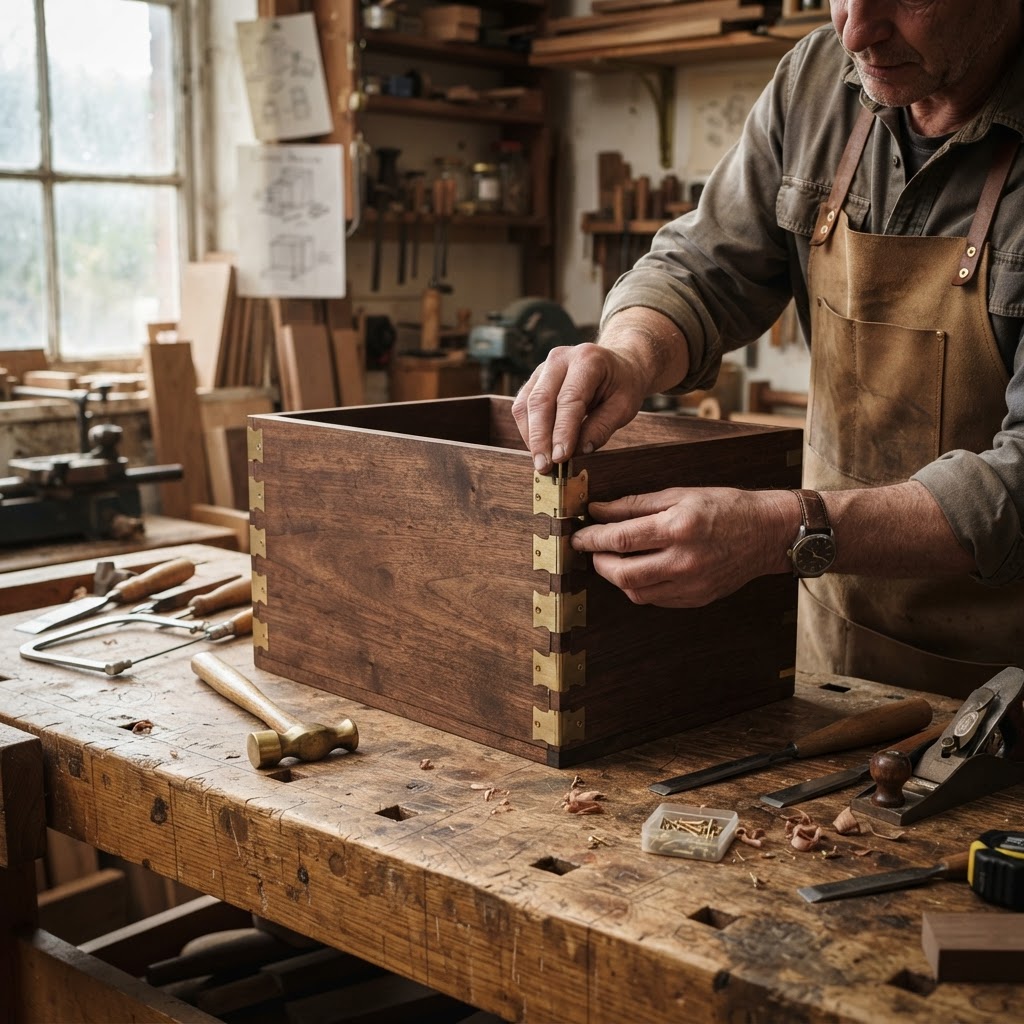 Vintage Patinated Copper Victorian Camera Obscura Seed Projector — step 1