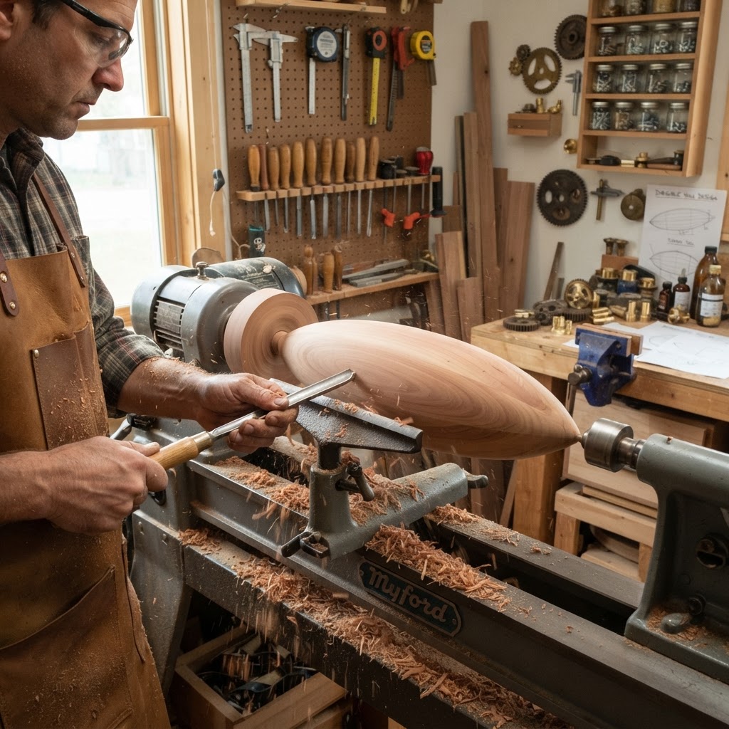 Steampunk Dirigible Airship Seed Cruiser — step 1
