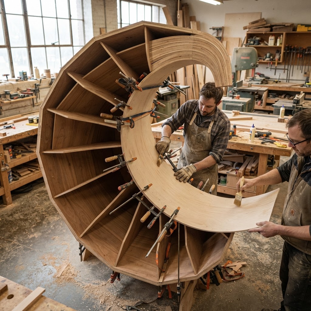 Bespoke Treetop Phonographic Echo-Chamber Pod — step 1