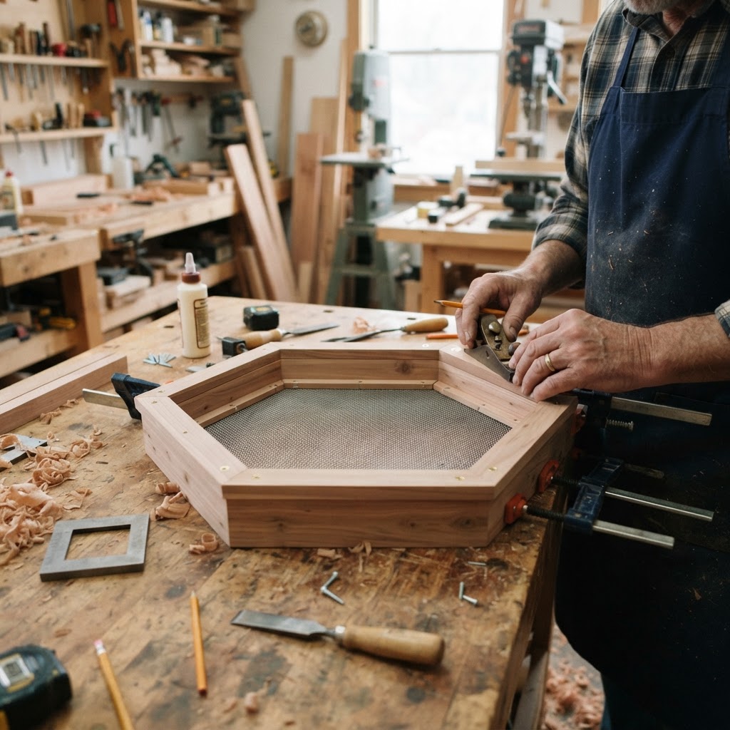 Victorian Miniature Observatory Seed Rotunda — step 1