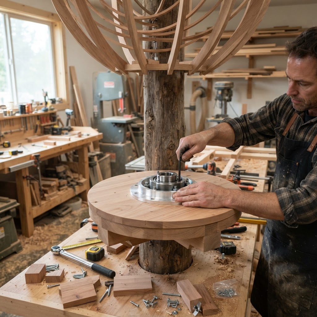 Kinetic Ovoid Canopy Wind-Spinner Suite — step 3
