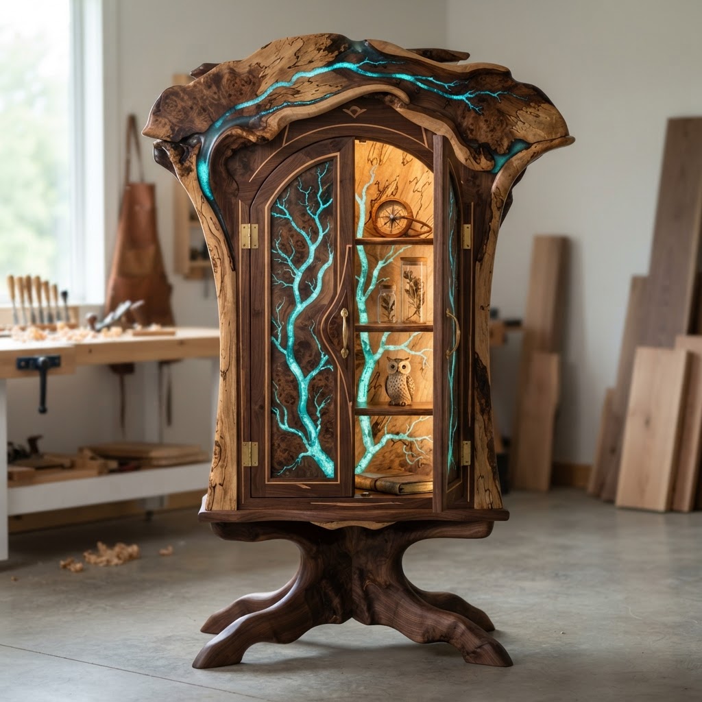 Bespoke Treetop Dendritic Mycelium-Infused Phyto-Luminous Sap-Flow Canopy Resonance-Casket