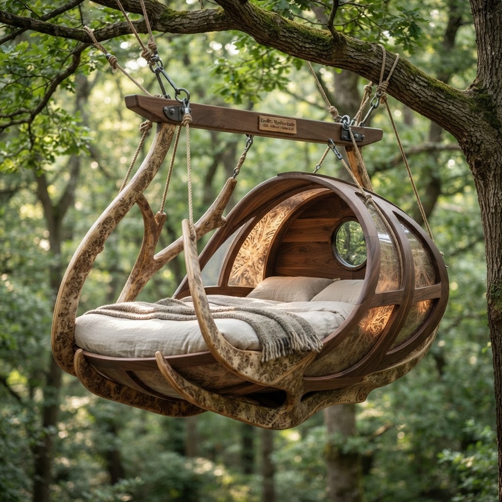 Bespoke Treetop Dendritic Mycelium-Infused Phyto-Cyclic Sap-Flow Canopy Resonance-Cradle