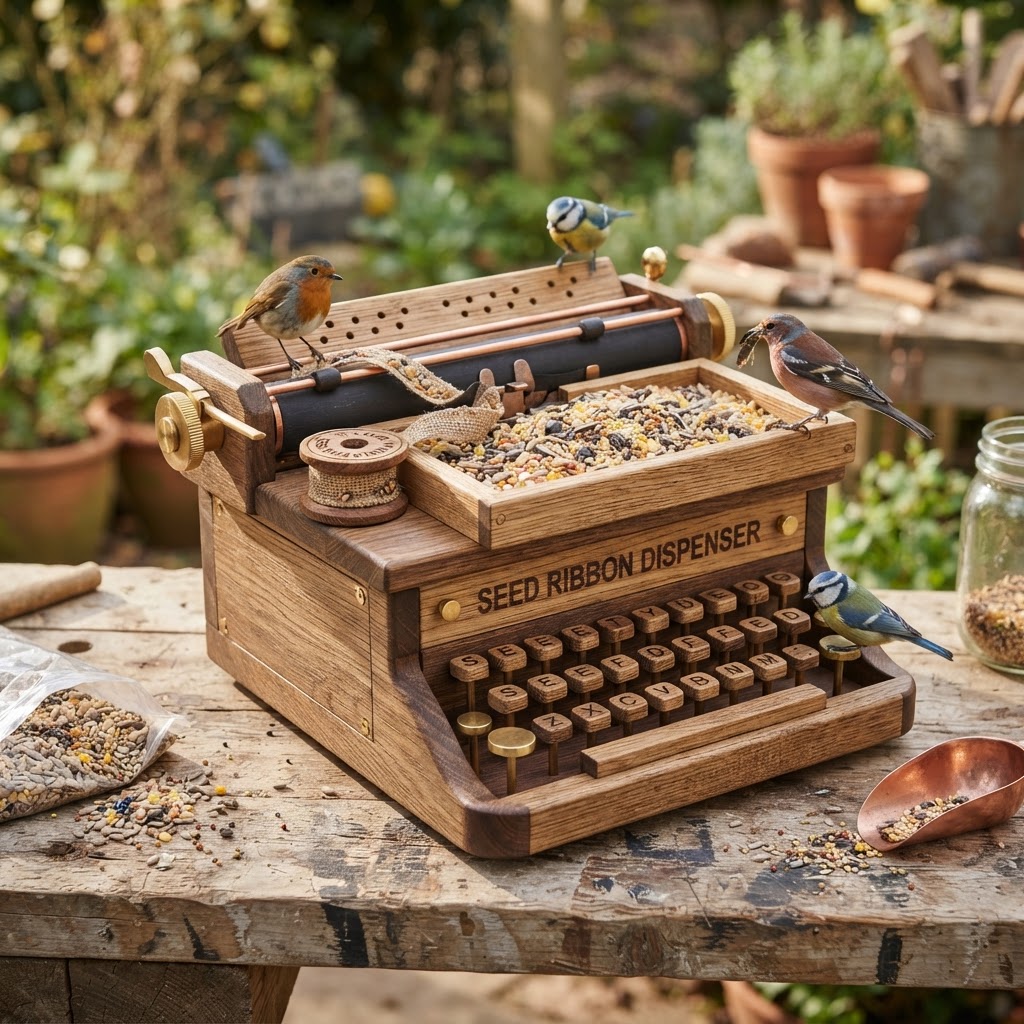 Vintage Typewriter Seed Ribbon Dispenser