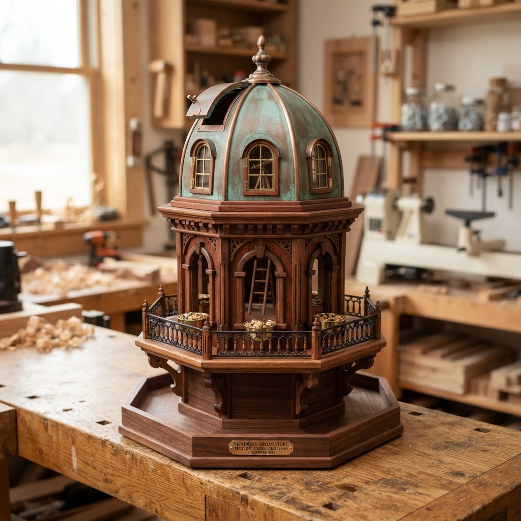 Victorian Miniature Observatory Seed Rotunda