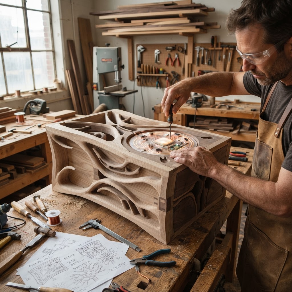 Bespoke Treetop Dendritic Mycelium-Infused Phyto-Electrolytic Sap-Flow Canopy Aurora-Vane Bedside Commode — step 2