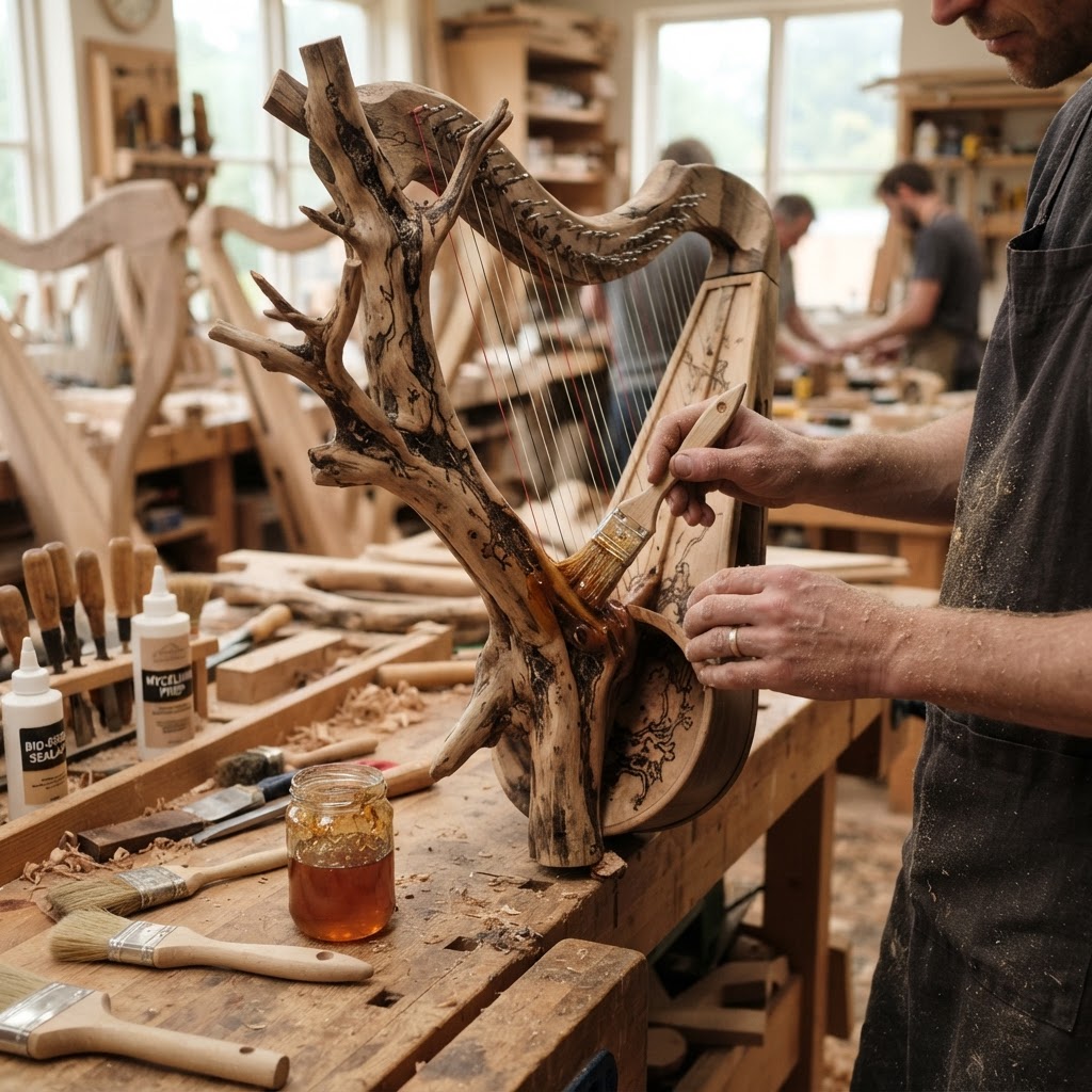 Bespoke Treetop Dendritic Mycelium-Infused Phyto-Reflexive Sap-Flow Canopy Resonance-Harp — step 3