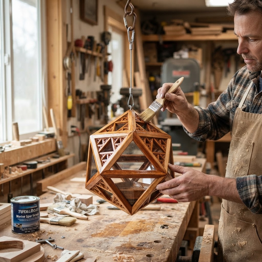Geometric Fractal Kaleidoscope Bird Feeder — step 4