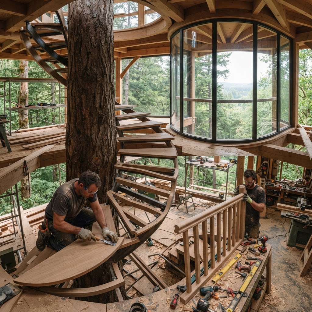 Equinoctial Hourglass Treetop Hour-Glass Suite — step 4