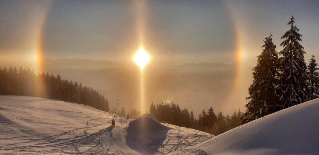 Skiing views