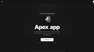 Premium Desktop-Like Layout template preview