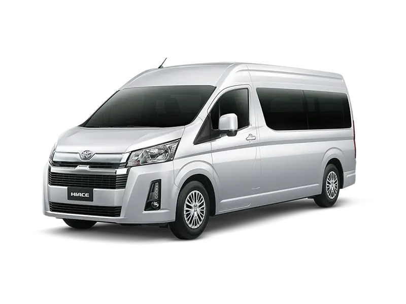 Toyota Hiace Minibus for Umrah transport fleet Jeddah, Makkah and Madinah / Toyota Hiace ضمن أسطول نقل المعتمرين