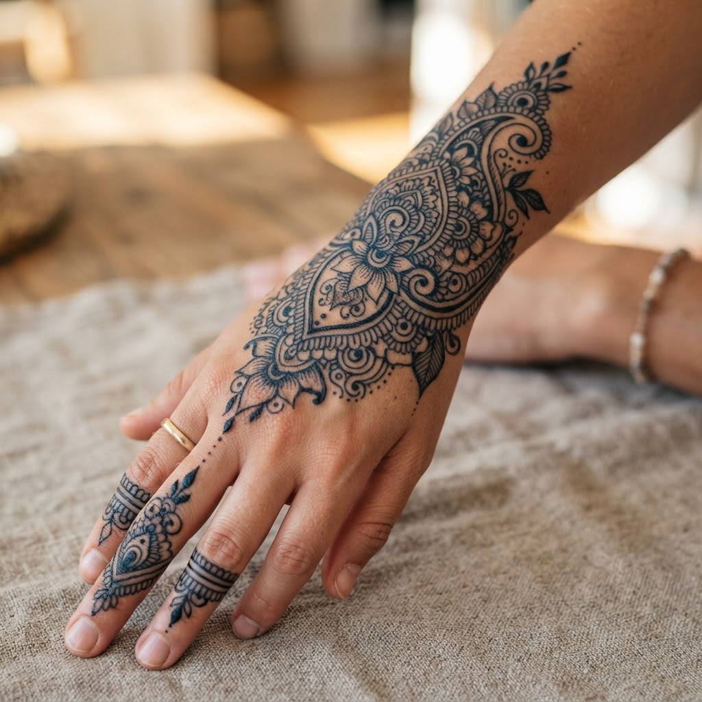 Paisley Hand & Wrist