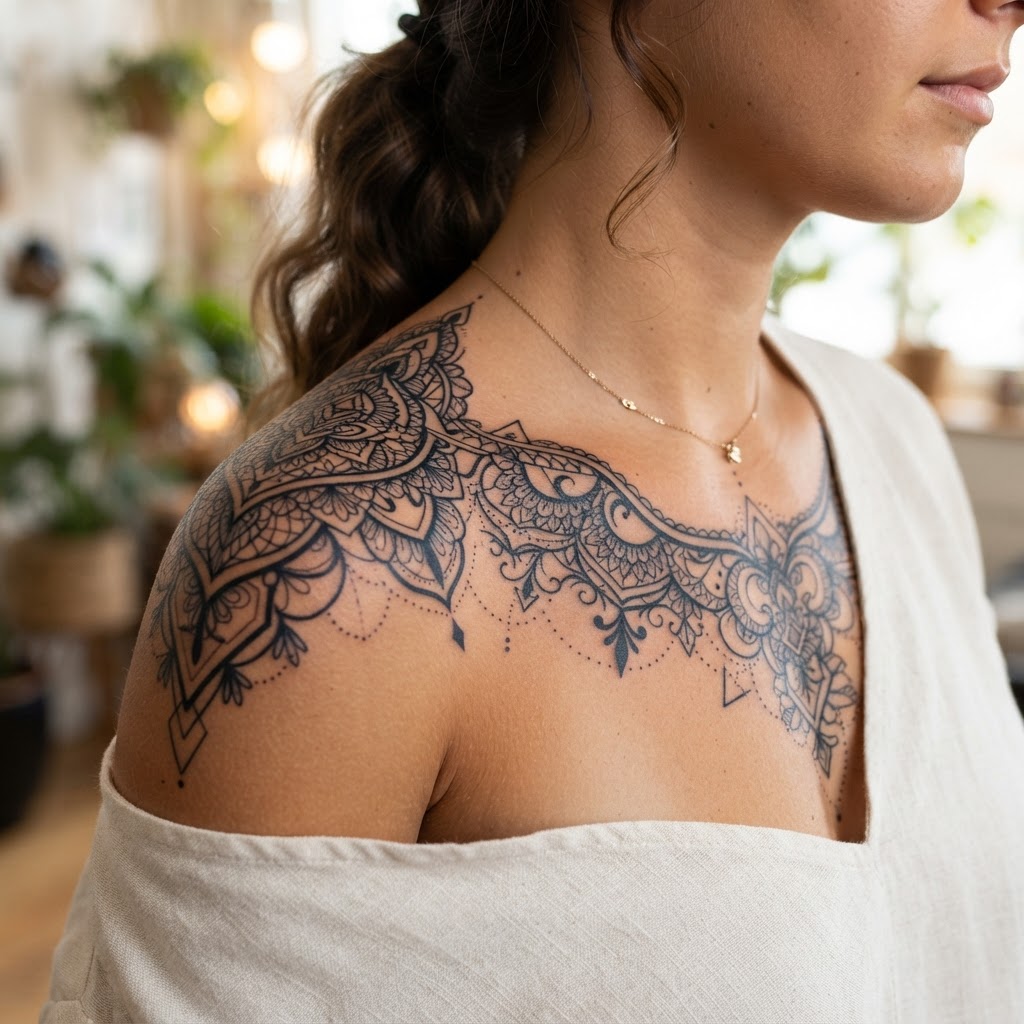 Lace Shoulder Piece