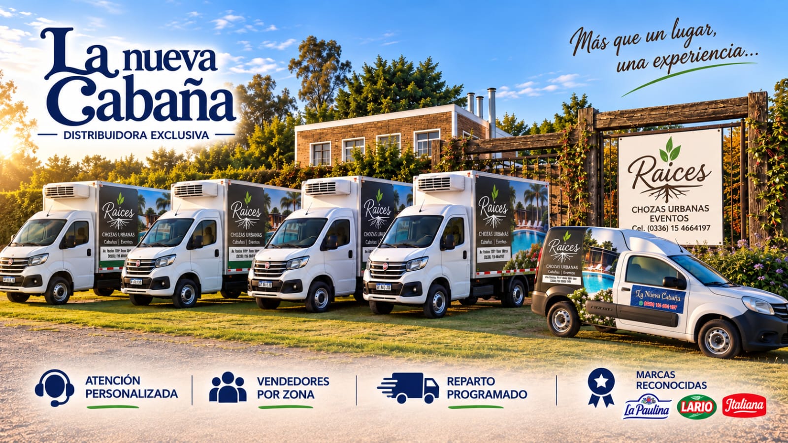 Flota de reparto de La Nueva Cabaña