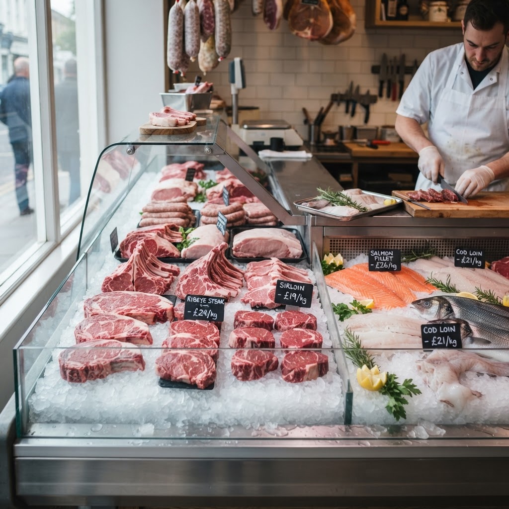 Viandes, poissons & traiteur