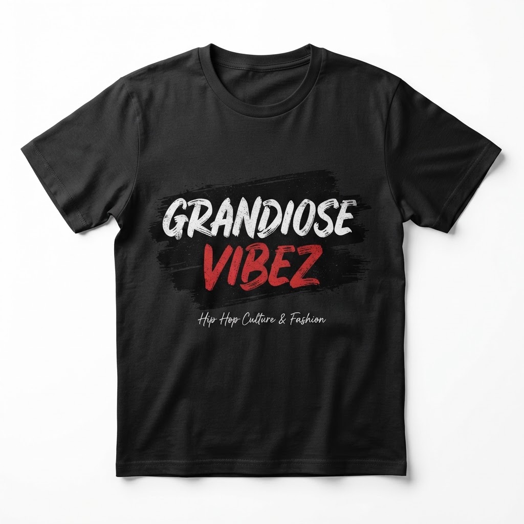 GRANDIOSE VIBEZ Tee — Black