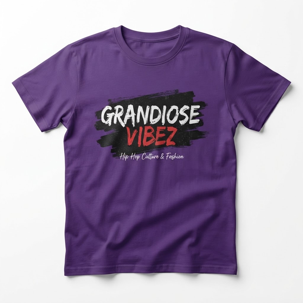GRANDIOSE VIBEZ Tee — Purple