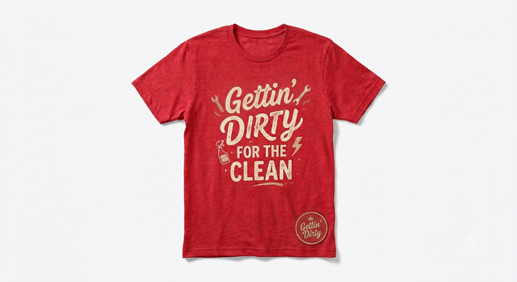 Gettin' Dirty Tee — Red