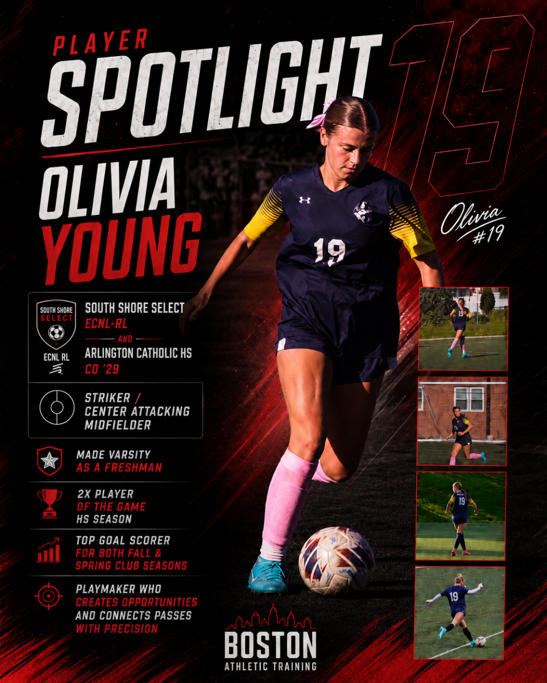 Olivia Young — Striker — South Shore Select ECNL-RL