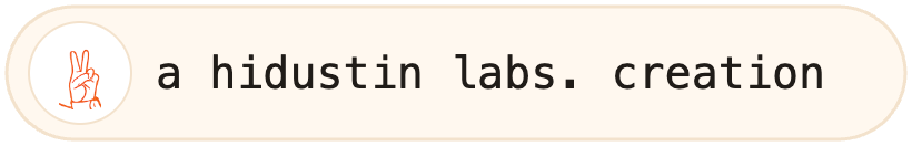 a hidustin labs. creation