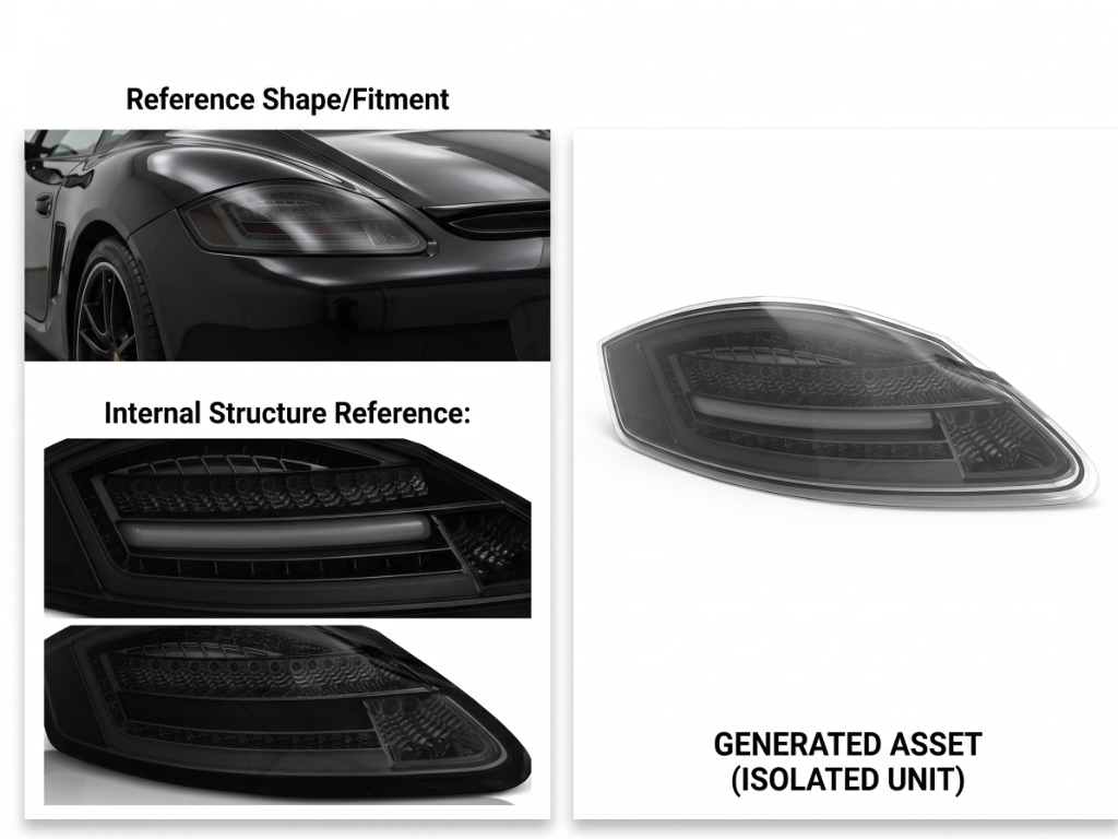 Black Smoke Light Bar LED Tail Lights — Lion Tuning Porsche lighting_rear part