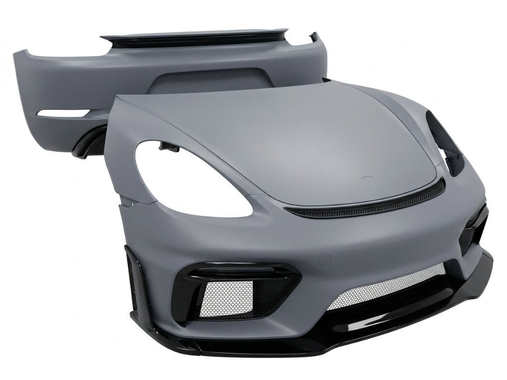 GT3-Style Front & Rear Bumper Body Kit — Lion Tuning Porsche body_kits part