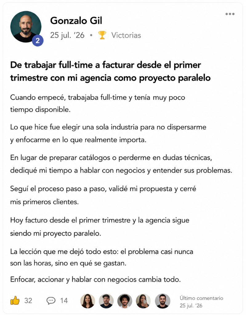 Caso de éxito de la comunidad