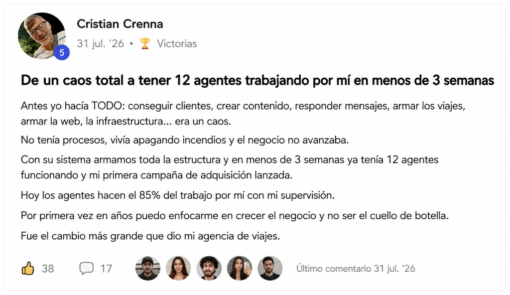 Caso de éxito de la comunidad