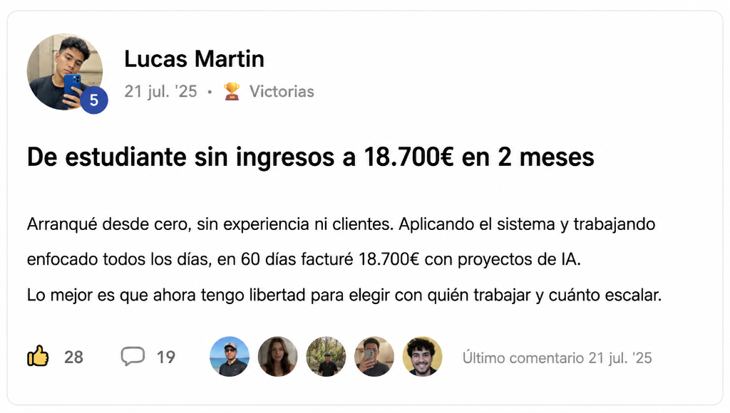 Caso de éxito de la comunidad