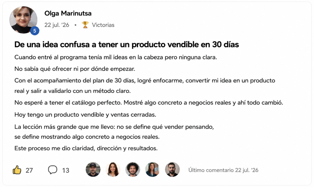 Caso de éxito de la comunidad
