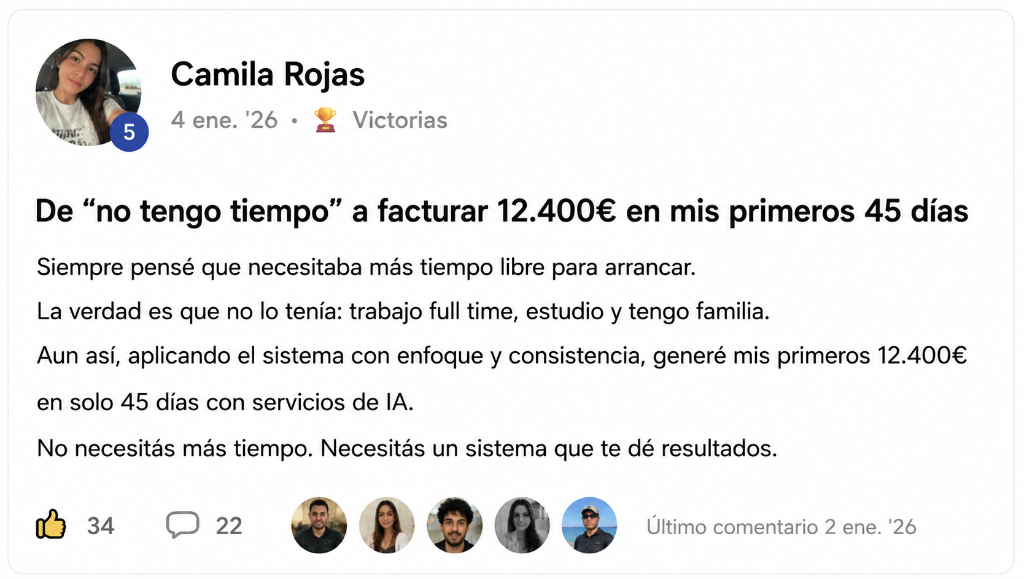 Caso de éxito de la comunidad