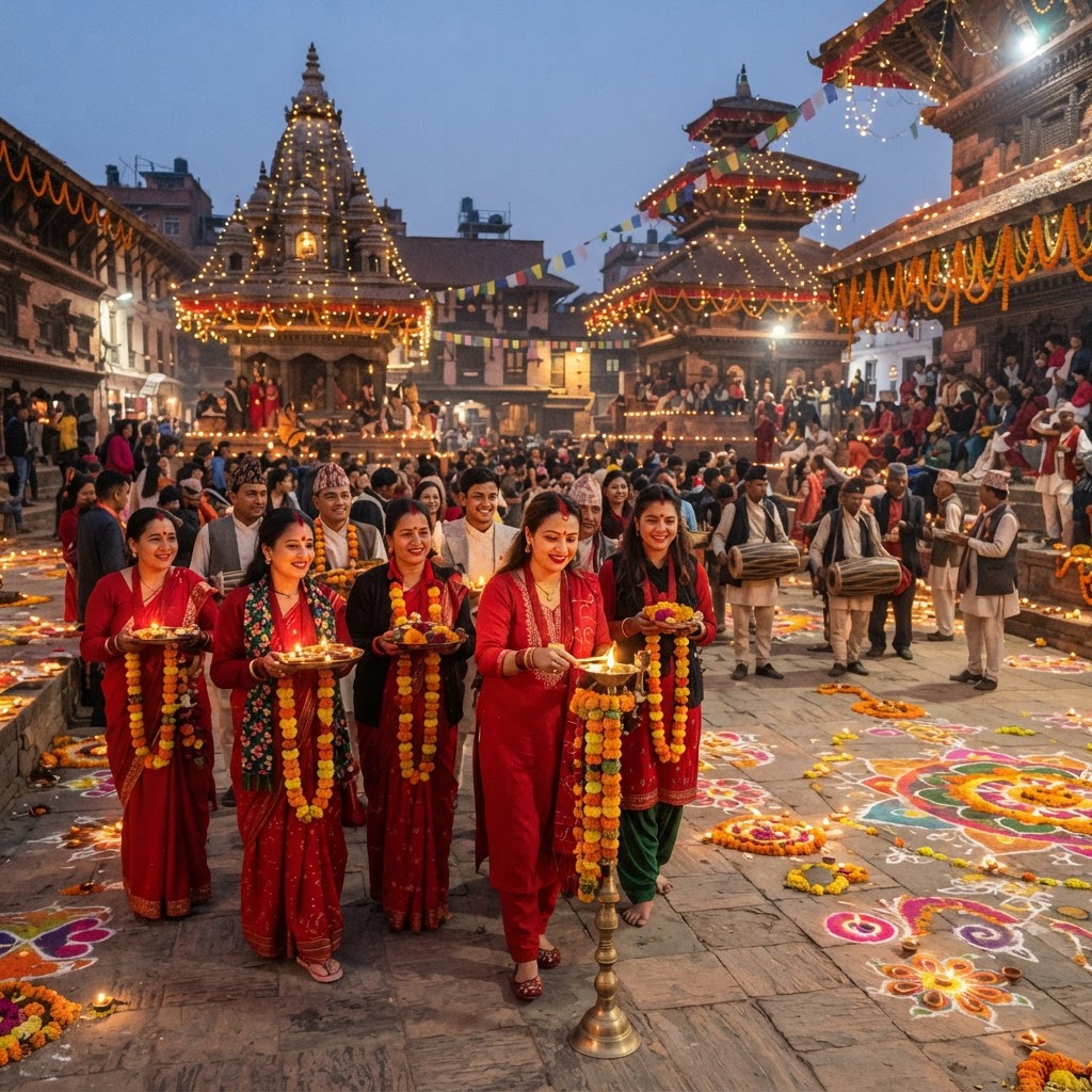 Tihar Festival (Patan Celebrations)