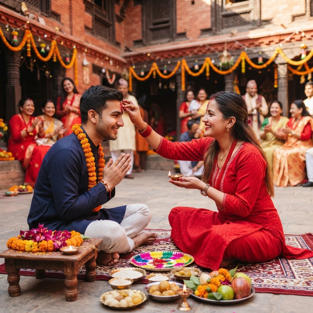 Bhai Tika (Tihar Festival)
