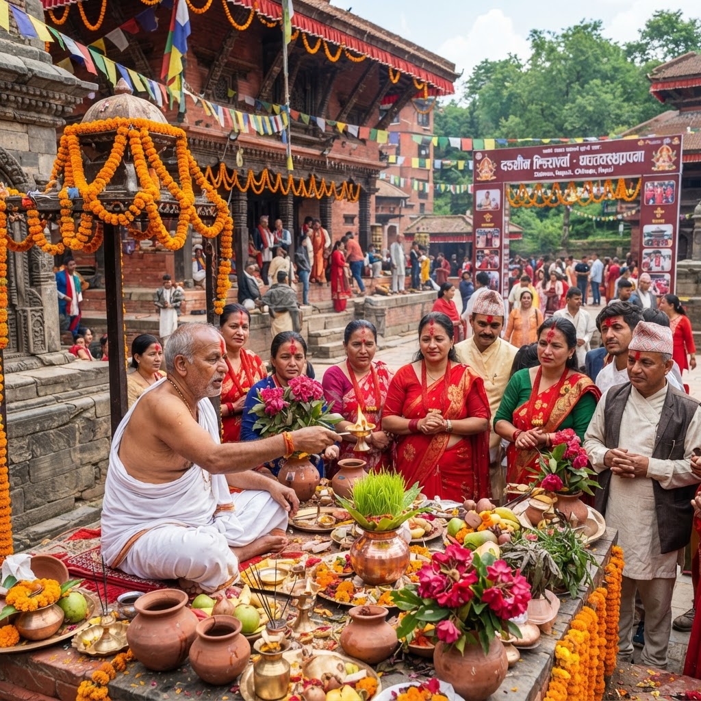 Dashain Festival - Ghatasthapana