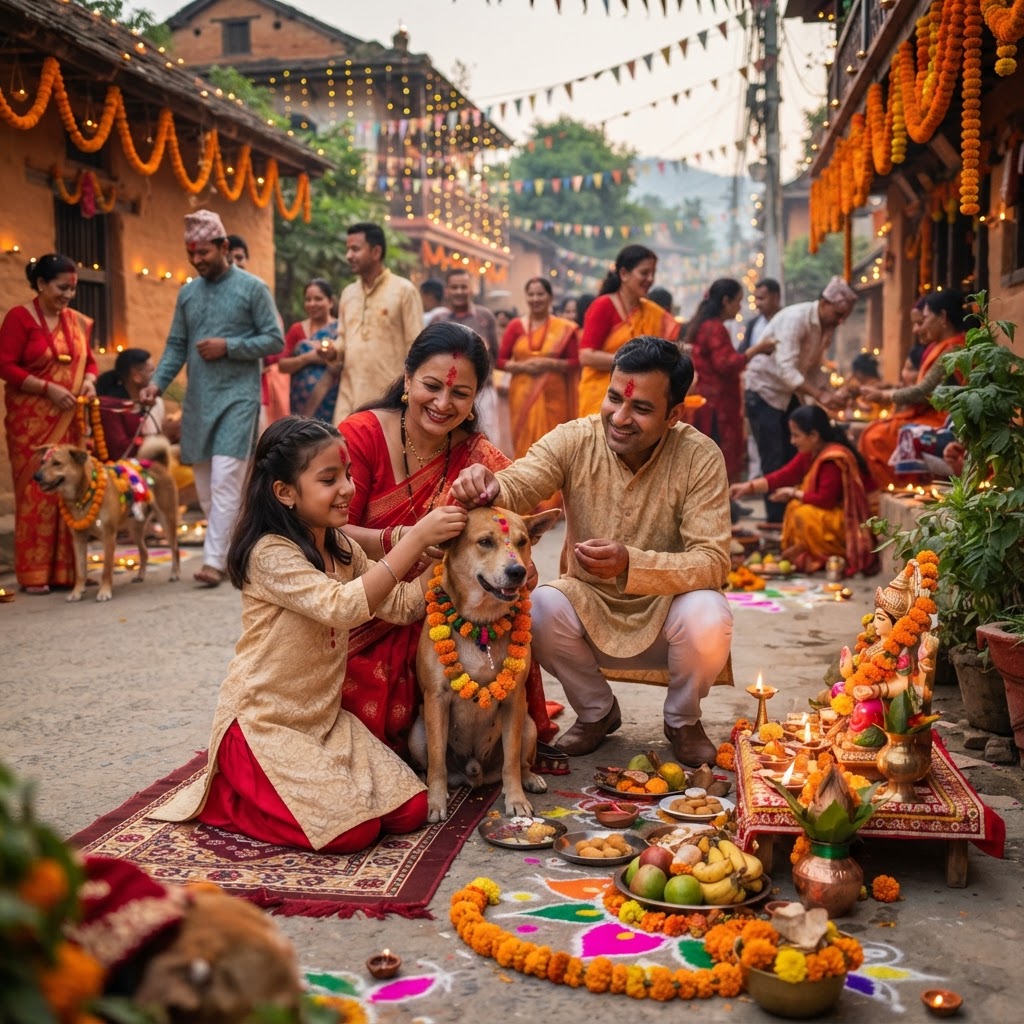 Tihar Festival - Kukur Tihar & Laxmi Puja
