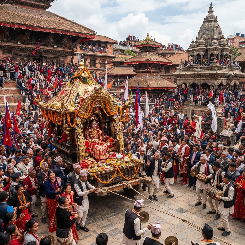 Indra Jatra Festival (Main Day)