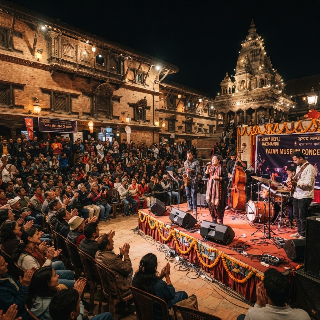 Surya Nepal Jazzmandu (Patan Museum Concert)