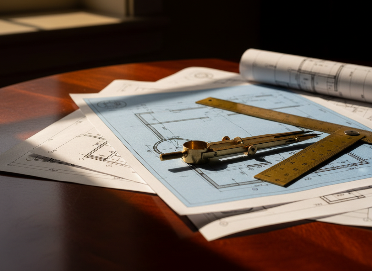 Professional blueprints and planning