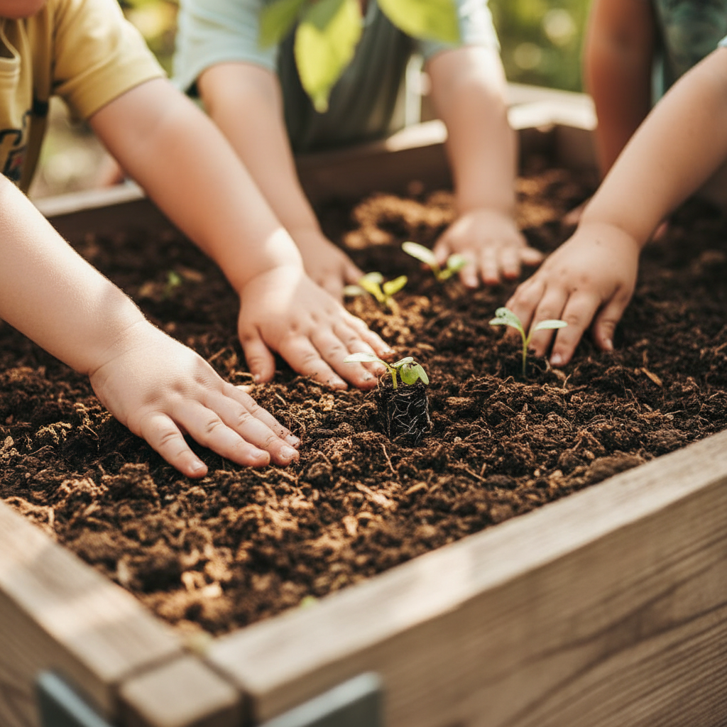 Hands in Soil
