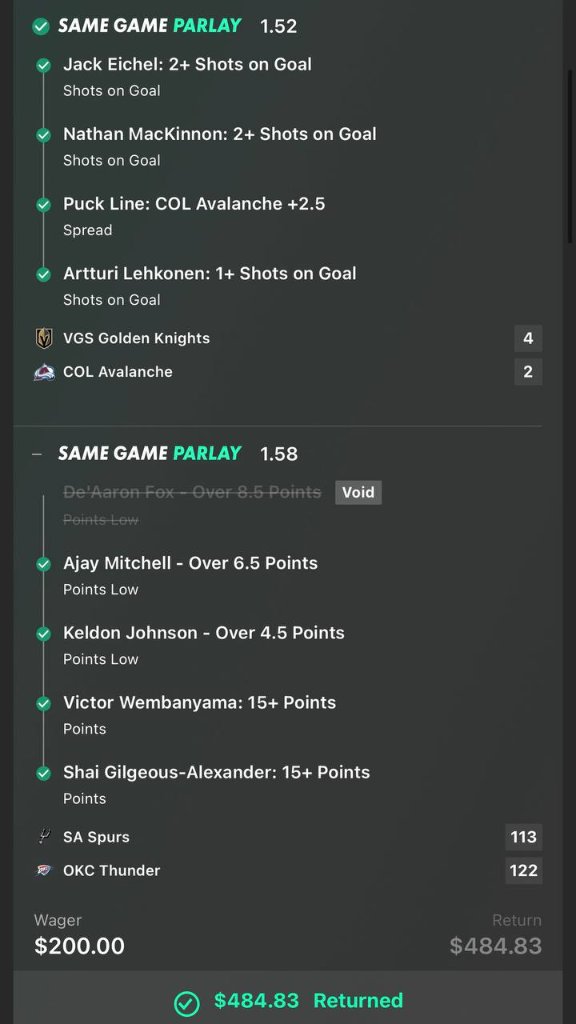 Ticket gagnant 7