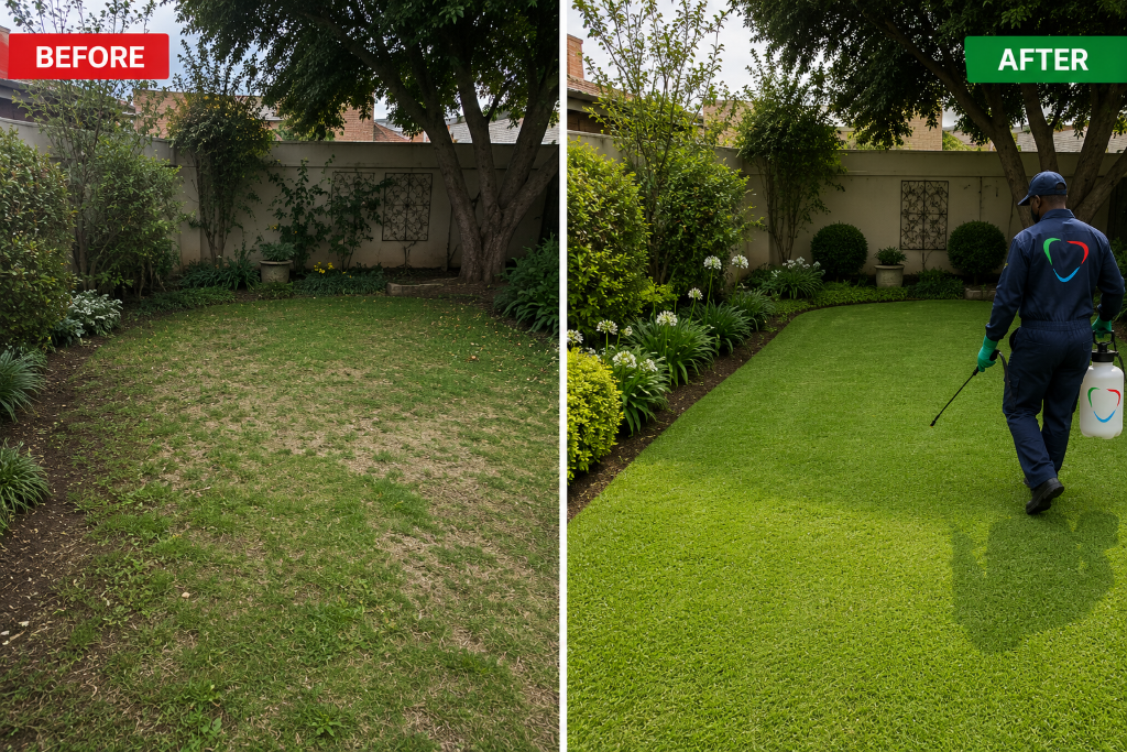 Garden Transformation — Before & After