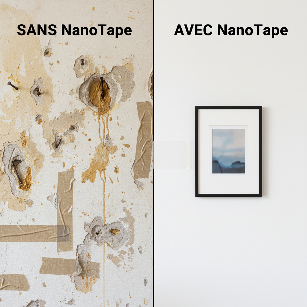 Avant après NanoTape