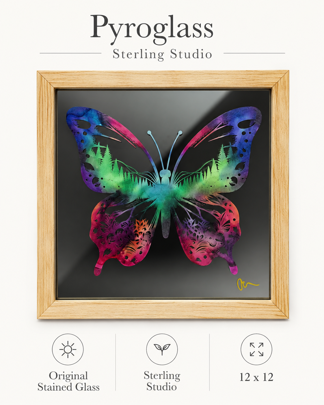 Pyroglass — Butterfly