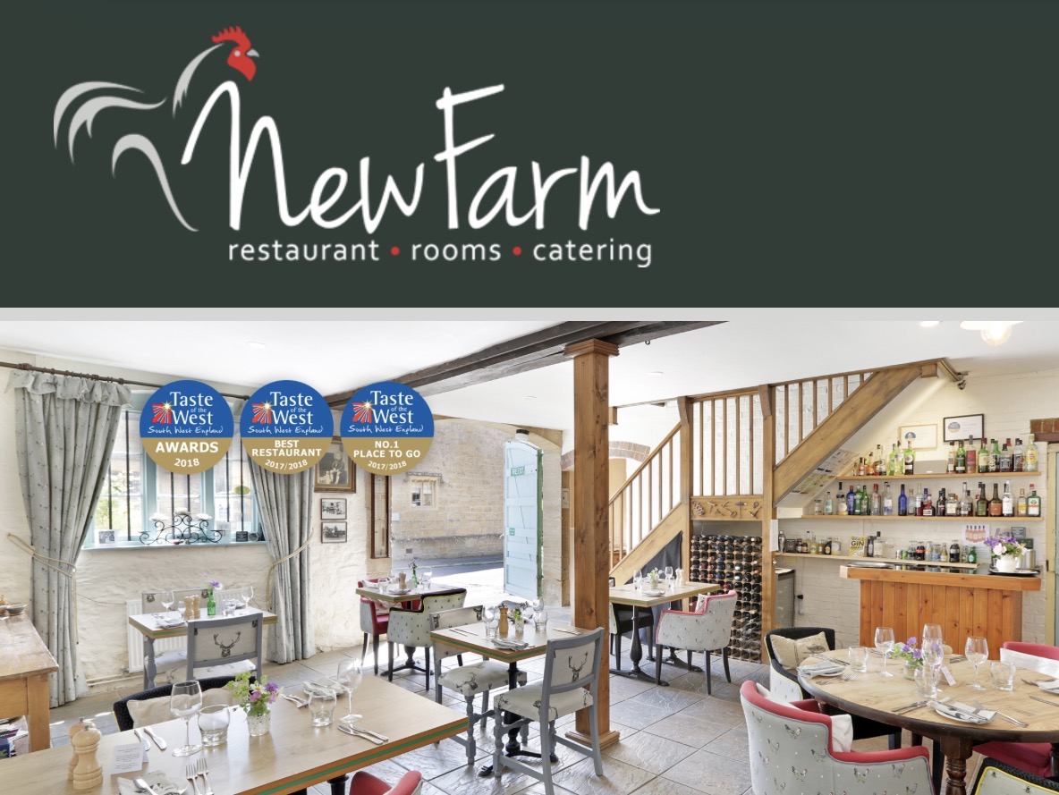 New Farm Restaurant — restaurant, rooms and catering with Taste of the West awards
