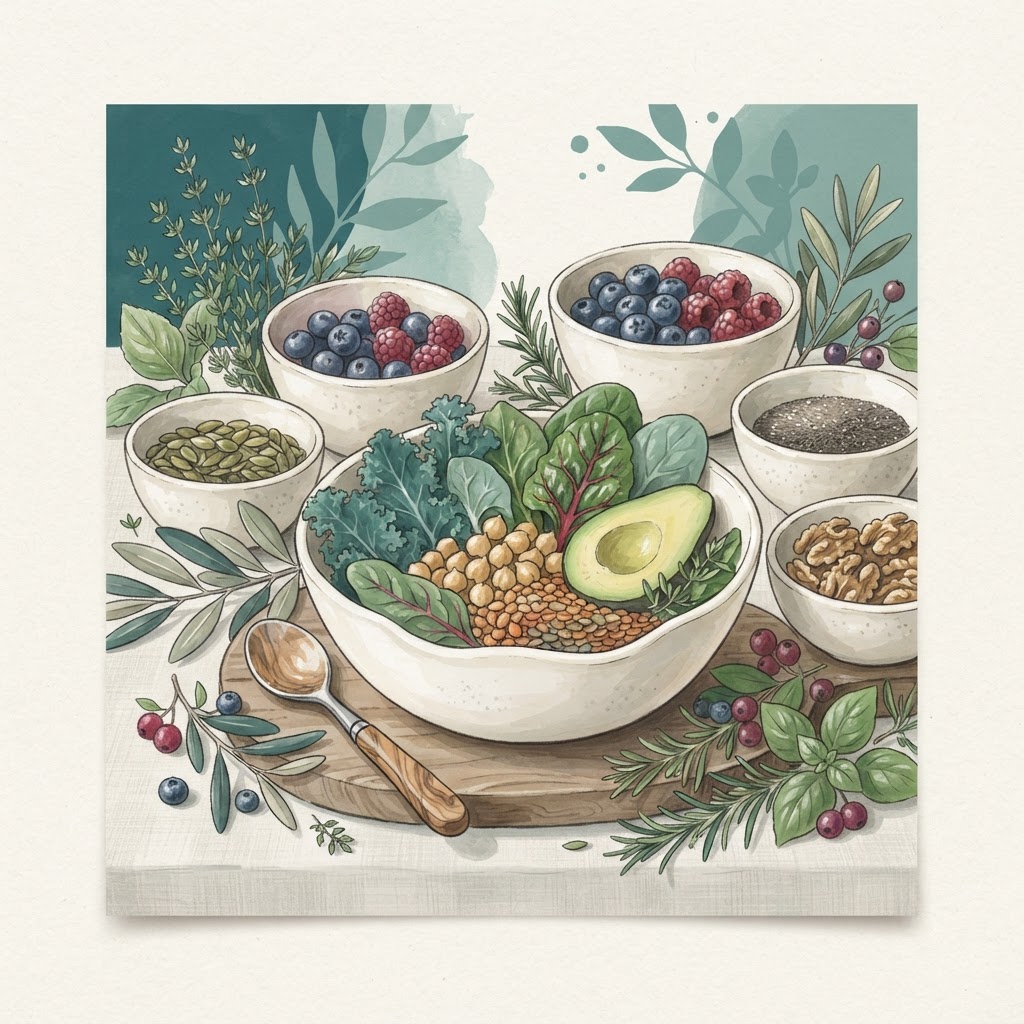 Healthy vegan diet
