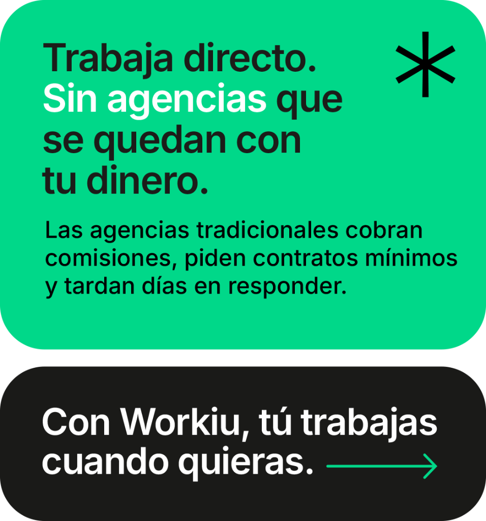 Contrata directo. Sin intermediarios.