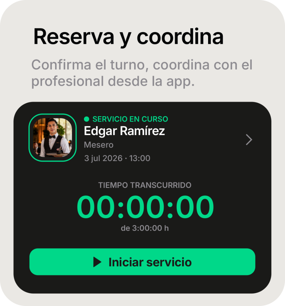 Reserva y coordina