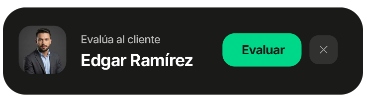 Evaluar cliente — Edgar Ramírez