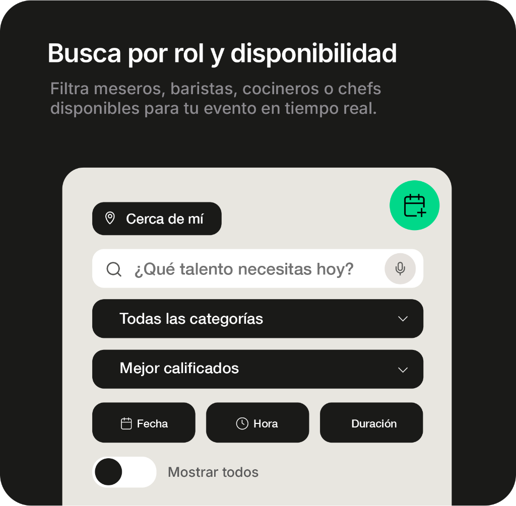 Busca por rol y disponibilidad